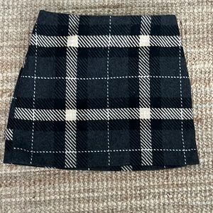 H&M plaid skirt